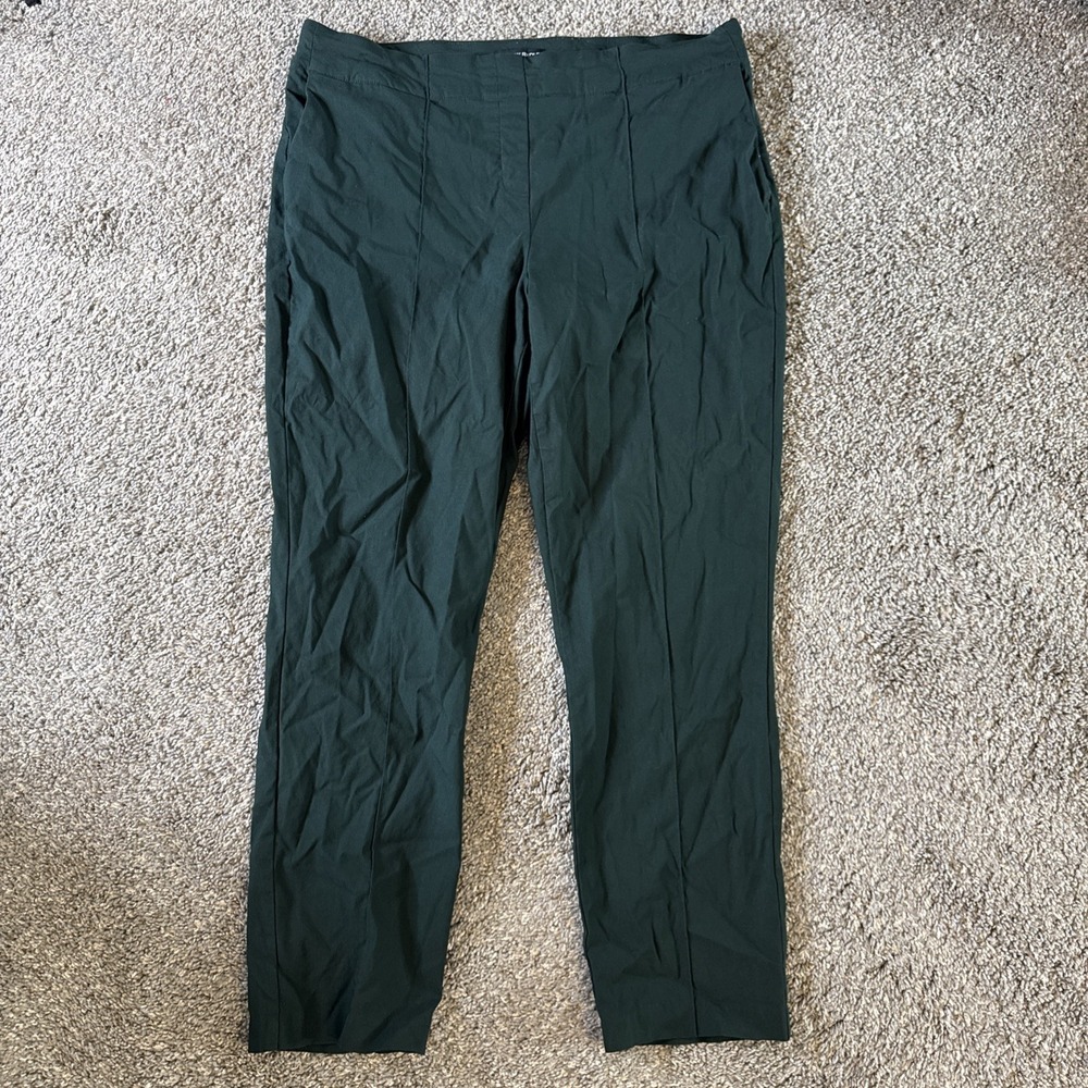 Hilary‎ Radley Women's Pull - On Pants Dark Green Size XL